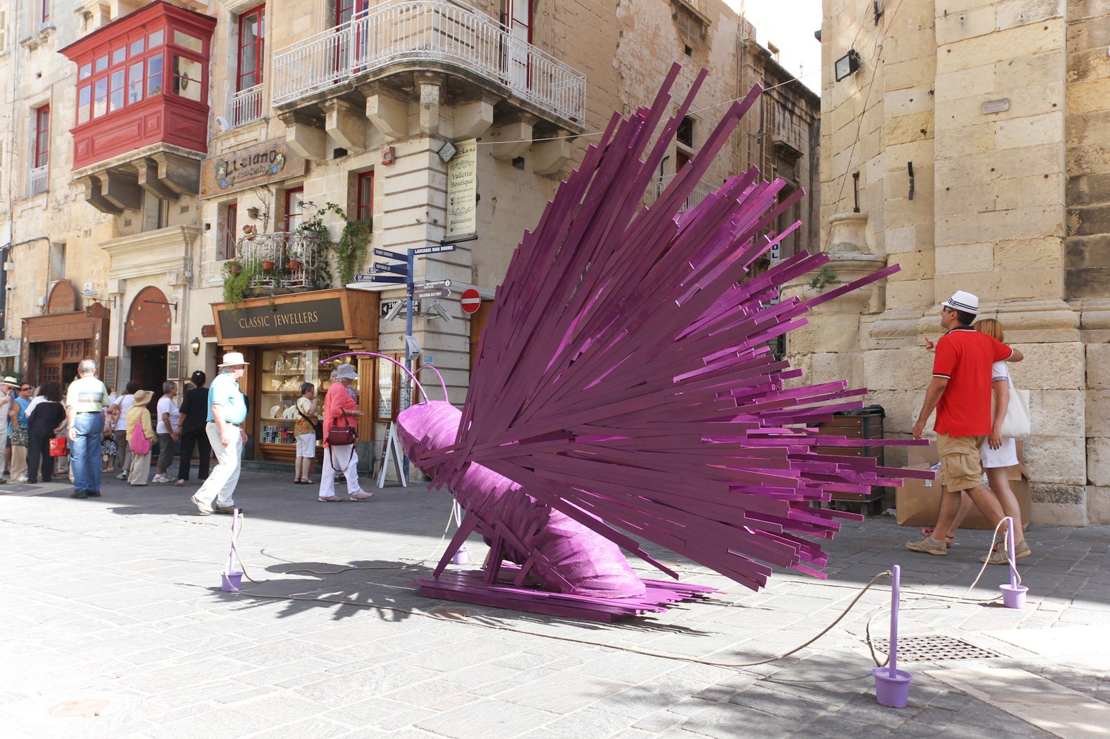 Interrogating a Butterfly Installation on site